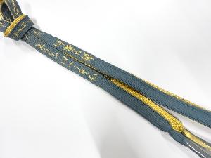 未使用品　正絹　手組帯締め（長尺）